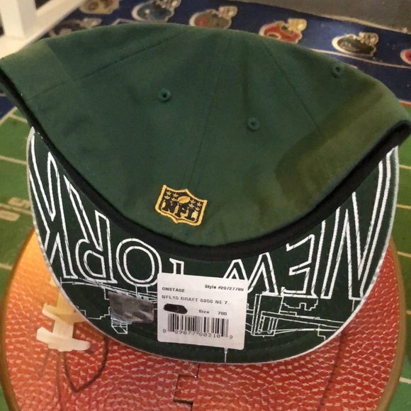 New York Jets NFL Draft Fitted Hat Cap size 7 - Picture 3 of 3
